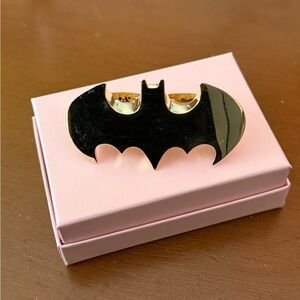 Batman D.C. x nOir Gold plated double ring